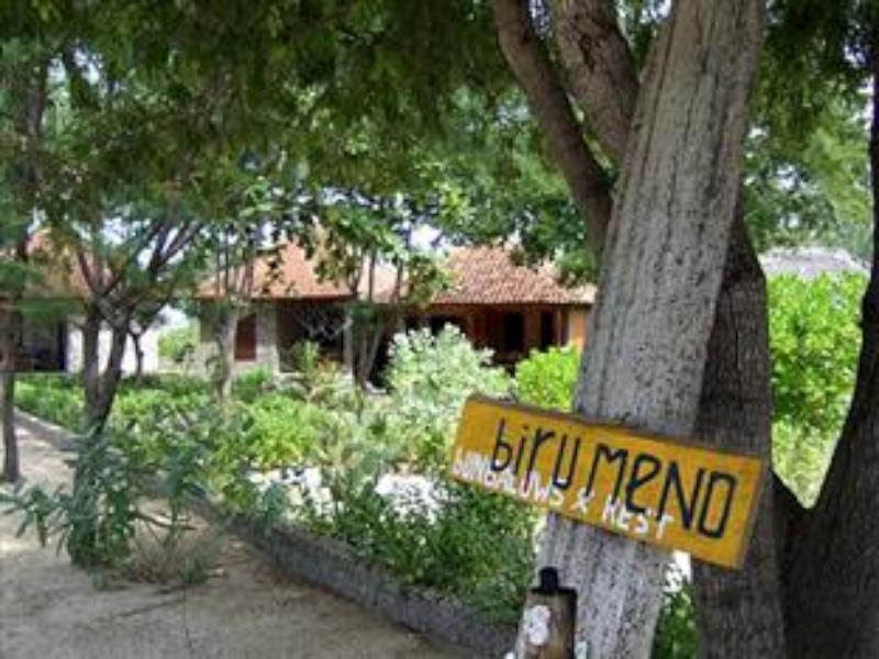 Biru Meno Beach Bungalows Gili Meno Exterior photo